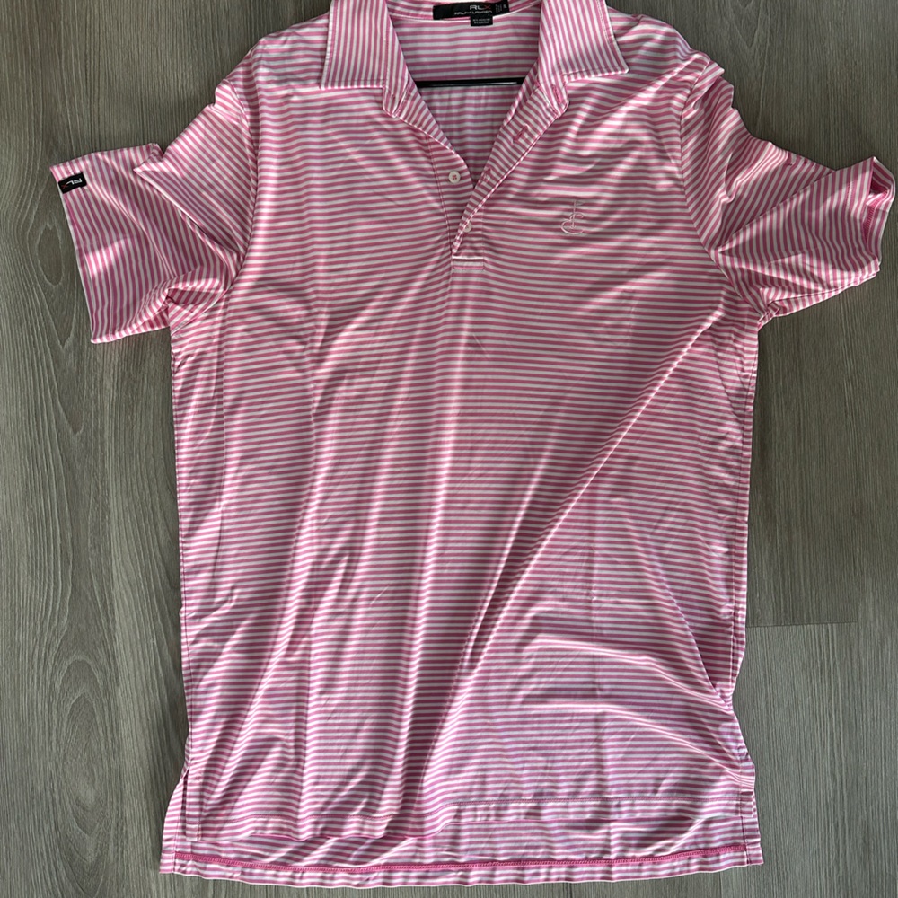 Men’s Ralph Lauren RLX Pink Polo | XL